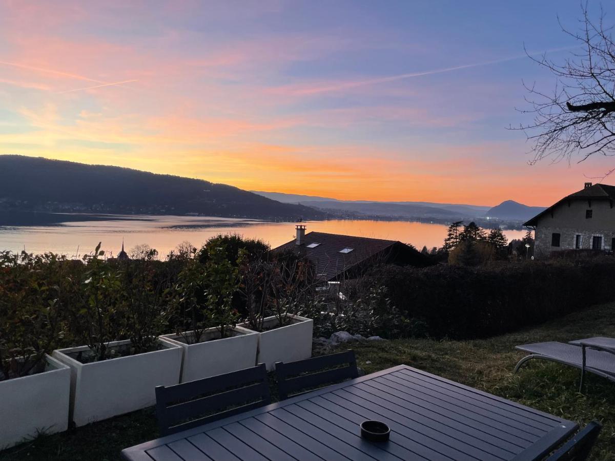 Maisonnette Vue Panoramique Lac D'Annecy 维里尔·杜·拉克 外观 照片